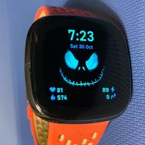 Used Fitbit Sense - light scratches. Comes with charge.  Works great.